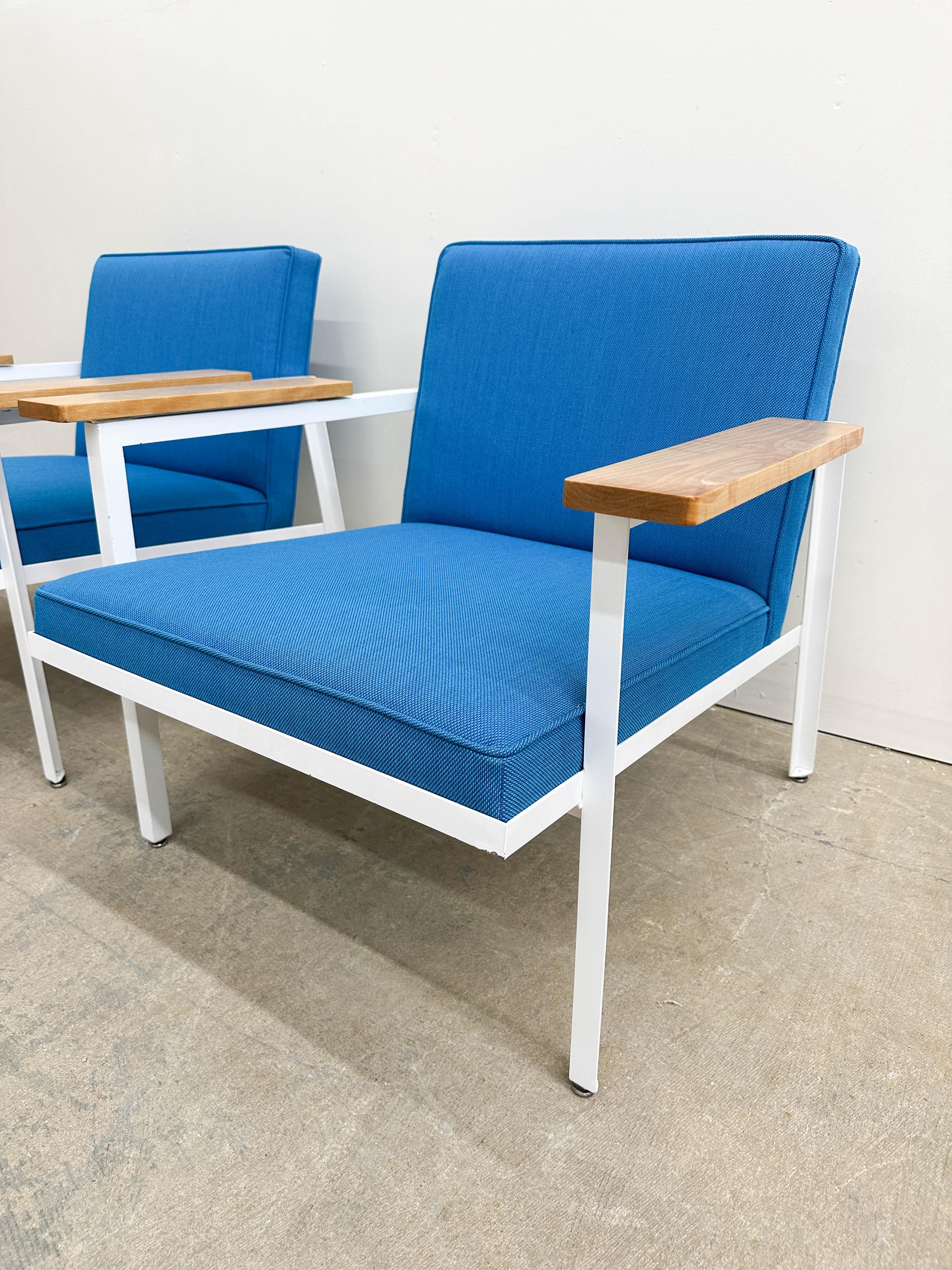 George Nelson Steelframe Lounge Chairs for Herman Miller For Sale 1