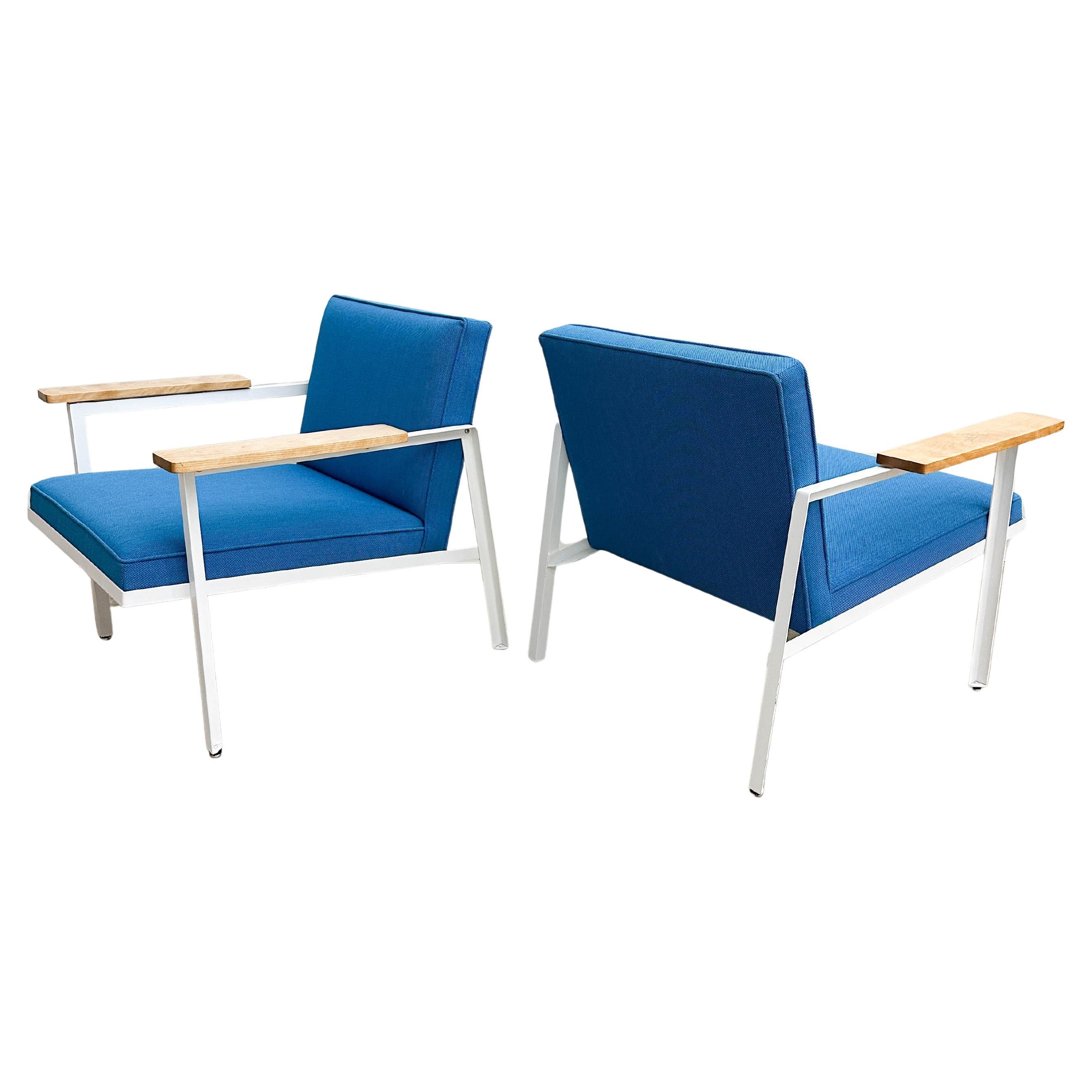 George Nelson Steelframe Lounge Chairs for Herman Miller