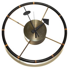 Retro George Nelson Studio Steering Wheel Clock
