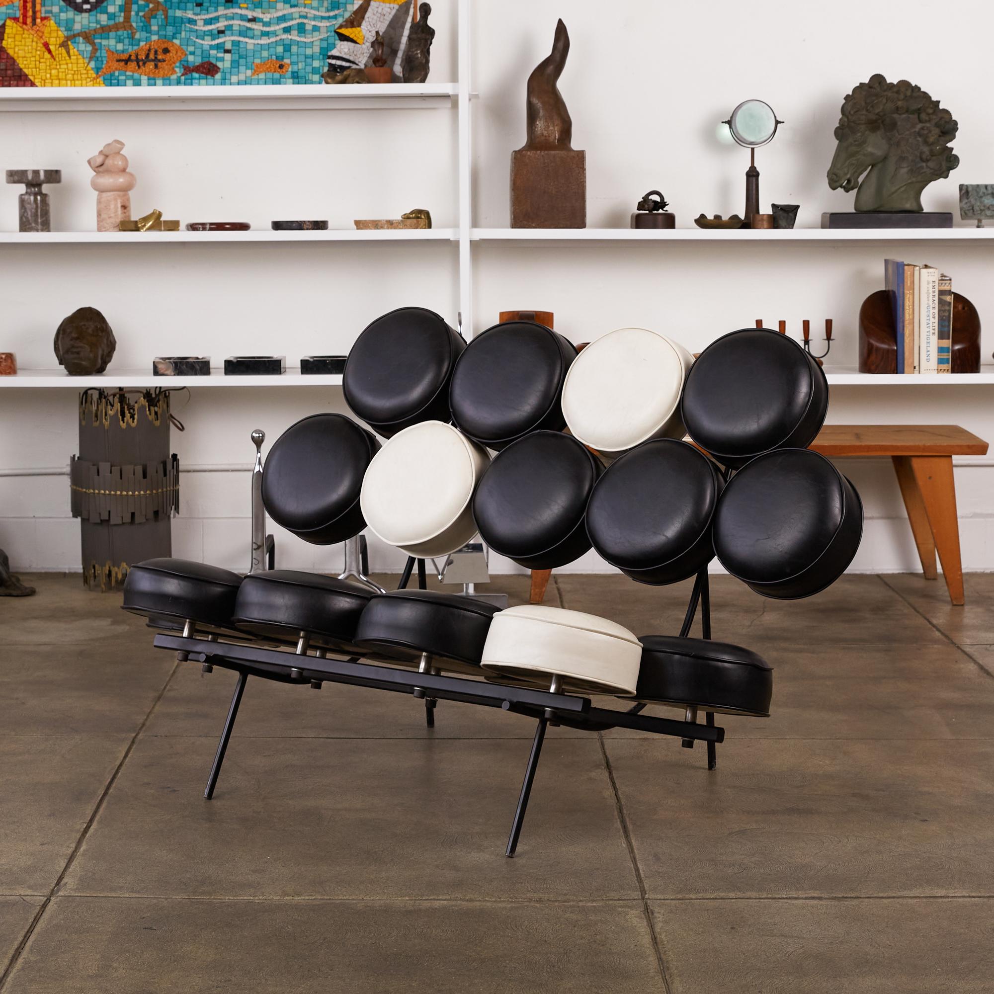Mid-Century Modern George Nelson Style “Marshmallow” Sofa