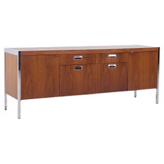 SOLD 03/24/25 George Nelson Style Mid Century Walnut File Credenza