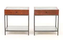 George Nelson Style Side Tables, Pair