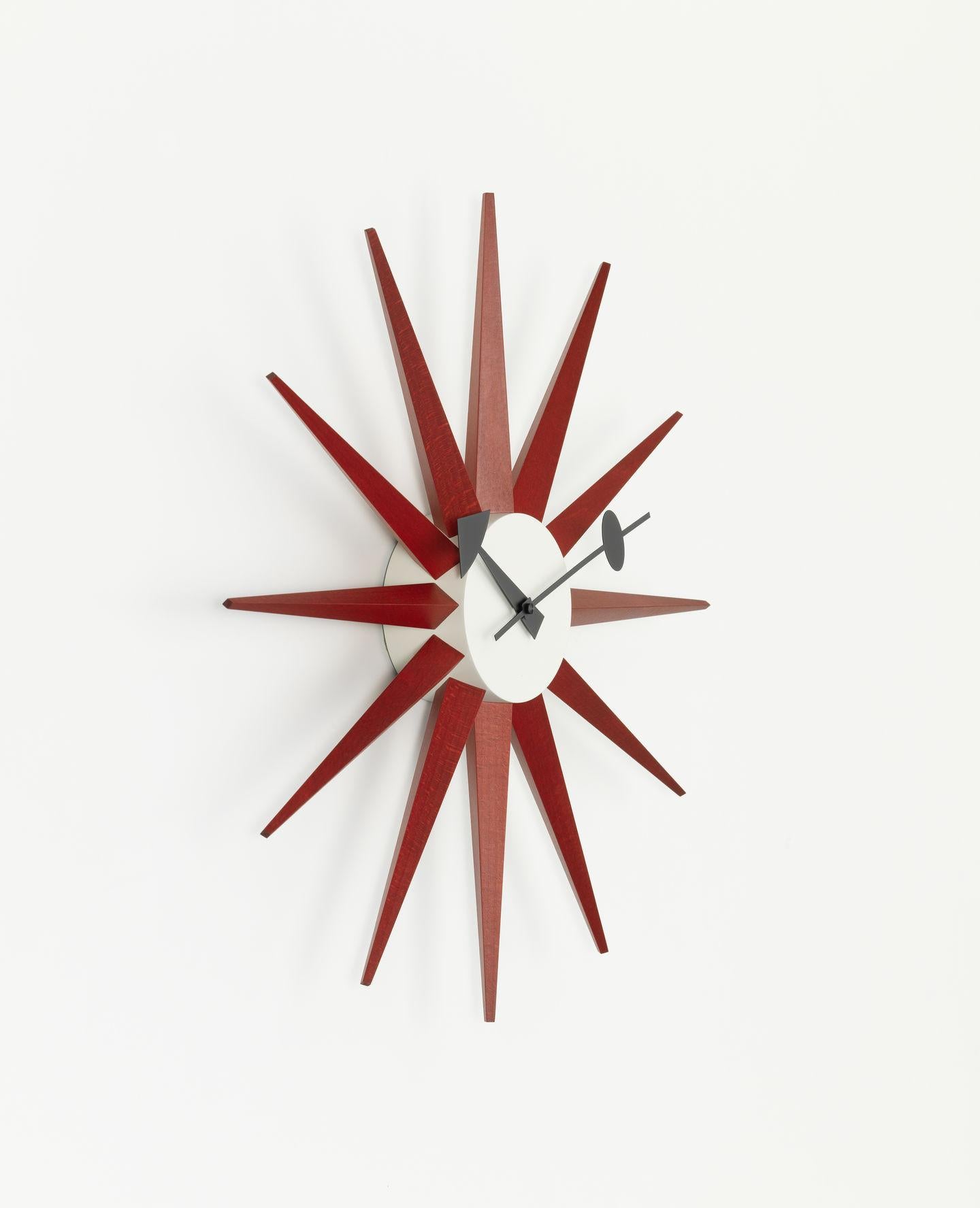 Mid-Century Modern George Nelson Sunburst Wall Clock by Vitra