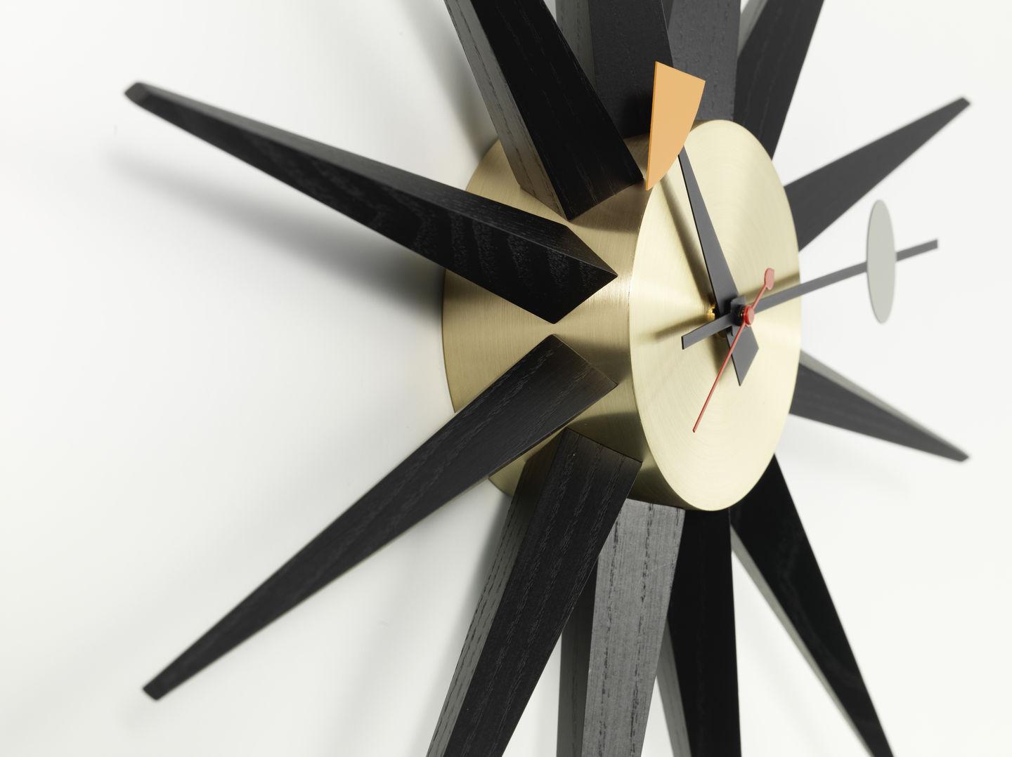 Swiss George Nelson Sunburst Wall Clock by Vitra