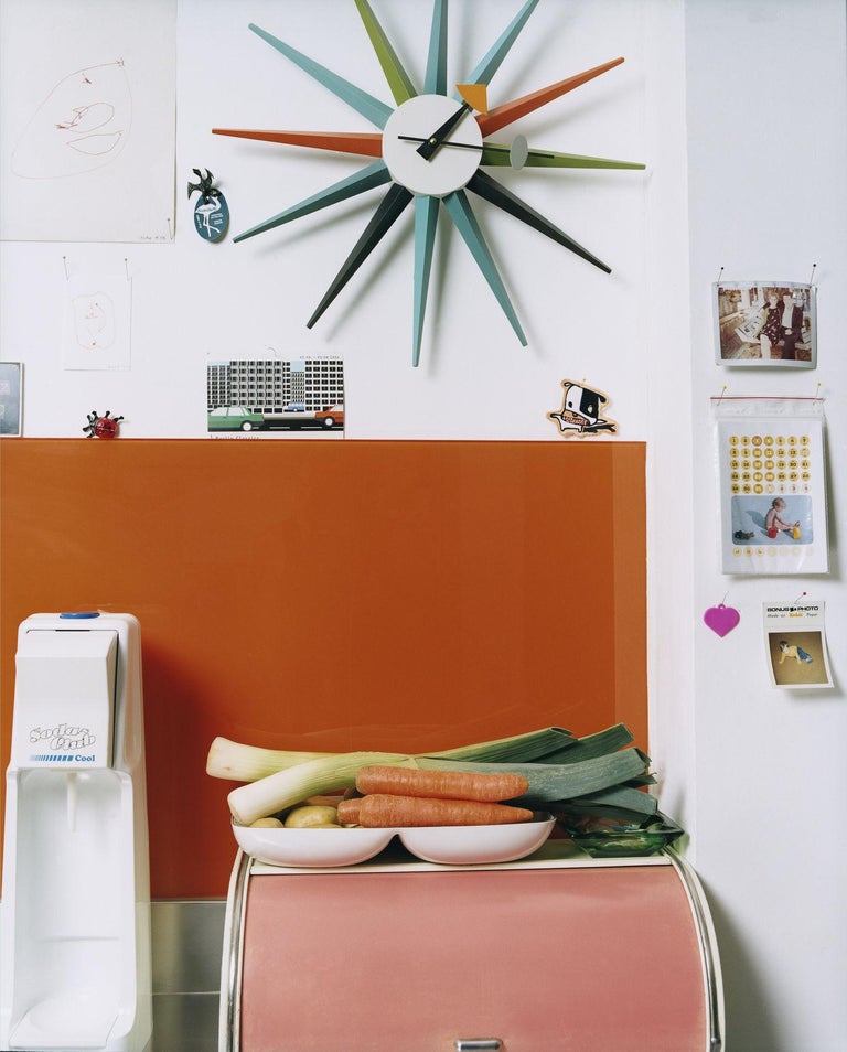 Nelson Sunburst Wall Clock by Vitra For Sale at 1stDibs