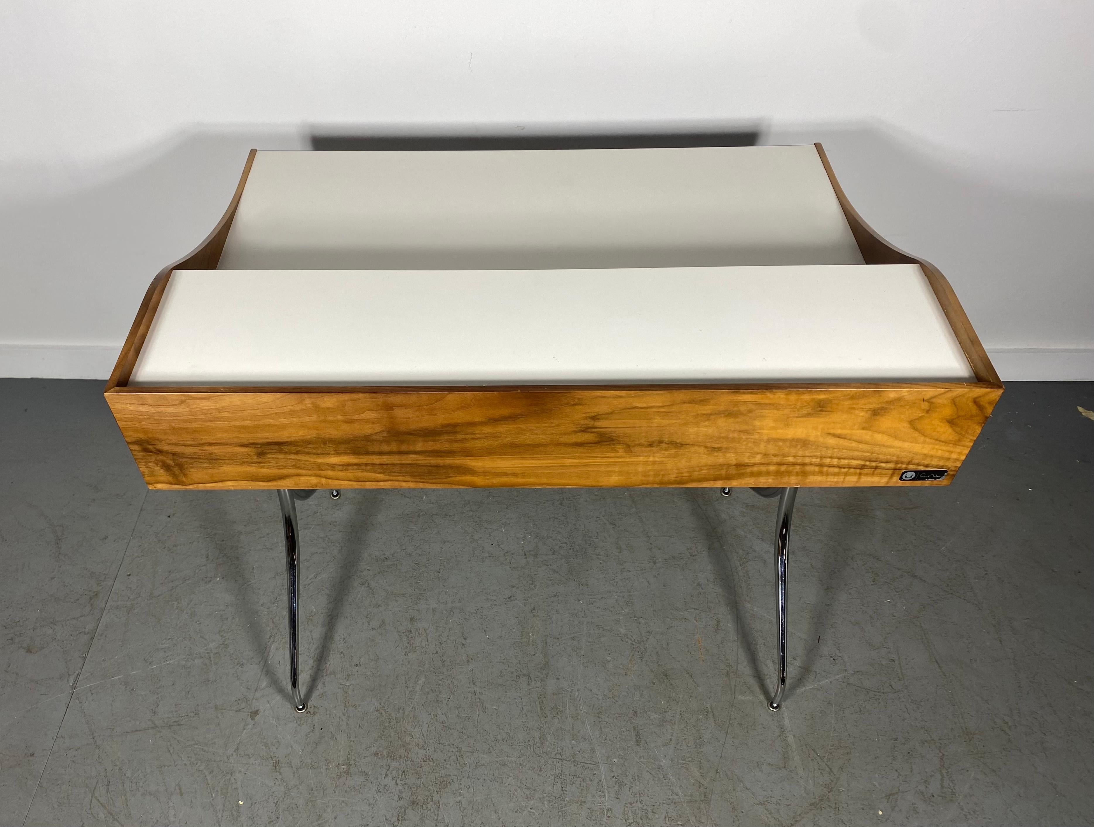 Mid-Century Modern George Nelson Swag Leg Desk Classic Midcentury Design, / Herman Miller