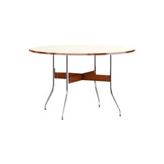 George Nelson Swag Leg Round Top Dining Table by Herman Miller