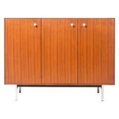 George Nelson Thin Edge Bar Cabinet with Built in Electric Plugs