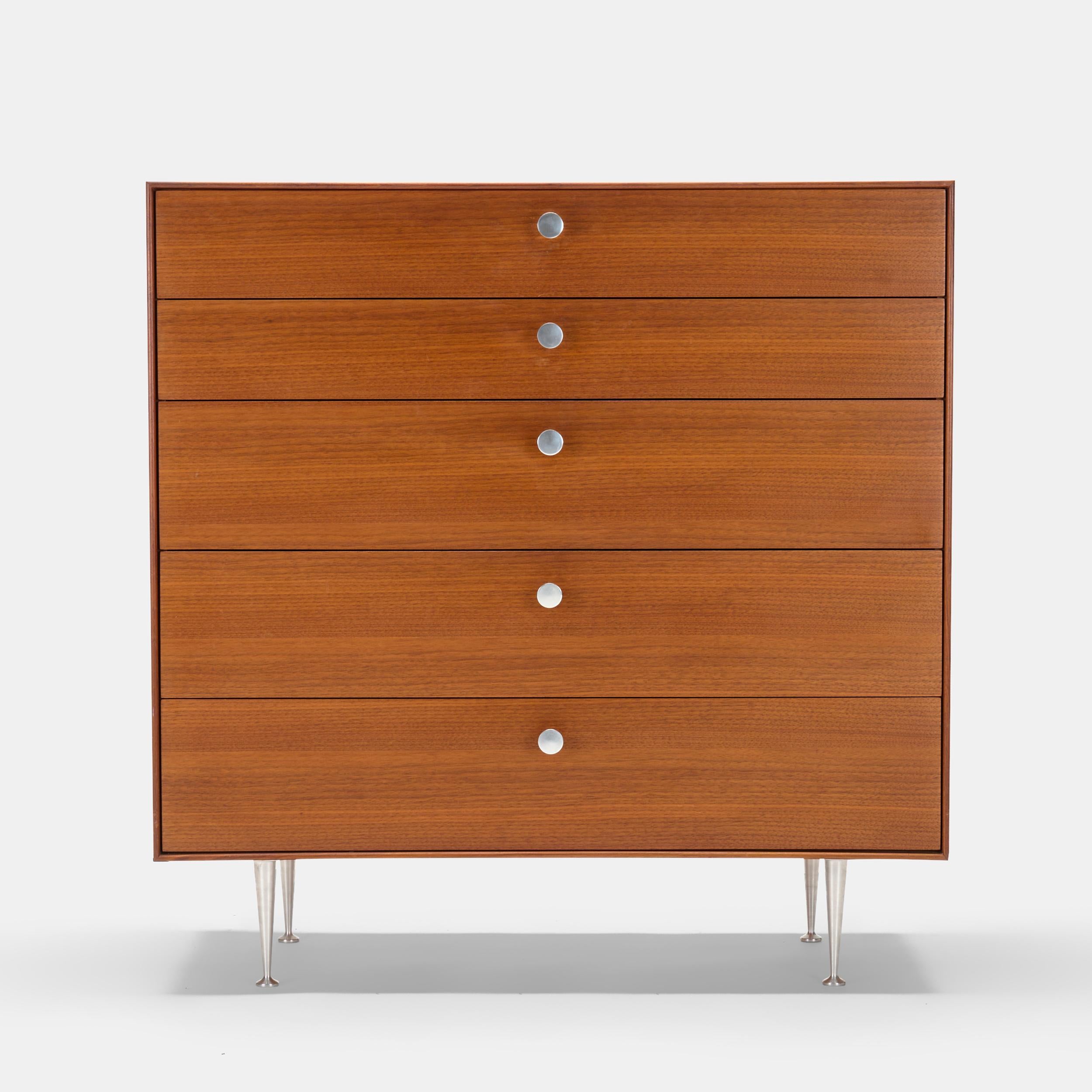 Armadio George Nelson Thin Edge modello 5240 per Herman Miller USA, 1952 In condizioni buone in vendita a Skokie, IL