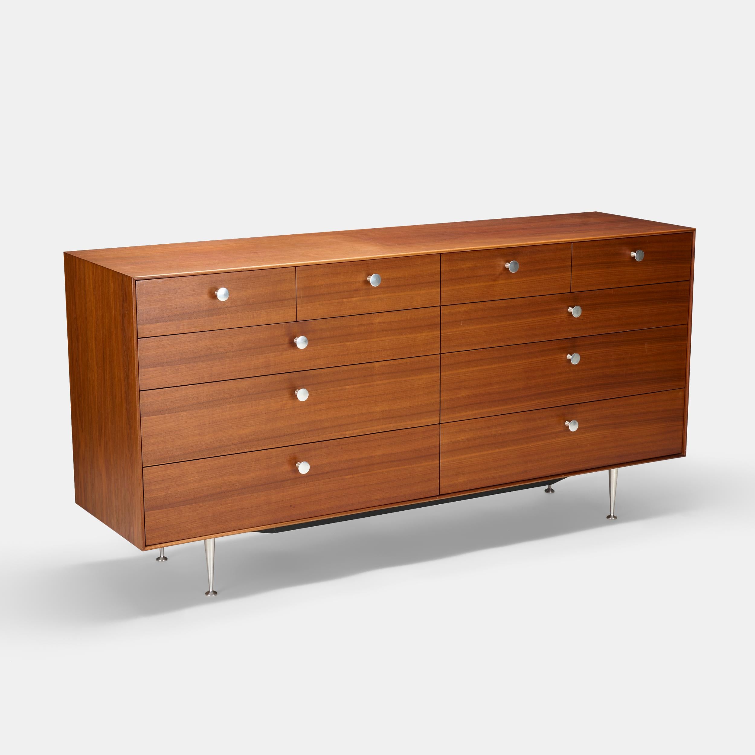 Mid-Century moderno Armadio George Nelson Thin Edge modello 5723 per Herman Miller USA, 1952 in vendita