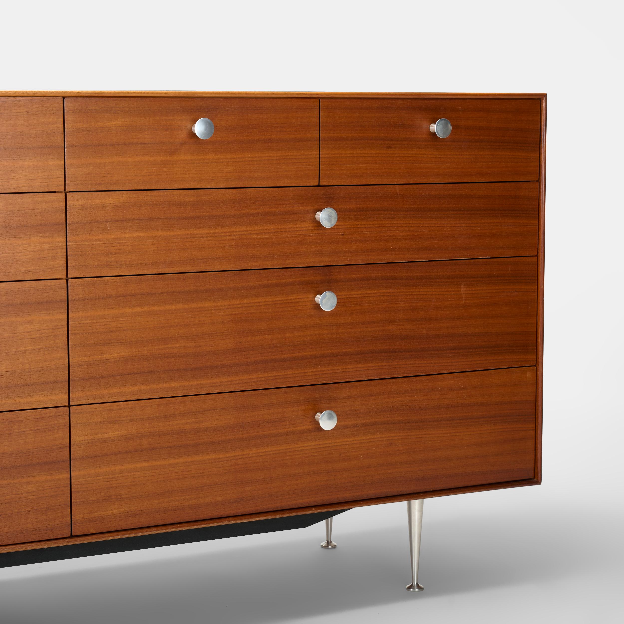 Armadio George Nelson Thin Edge modello 5723 per Herman Miller USA, 1952 In condizioni buone in vendita a Skokie, IL