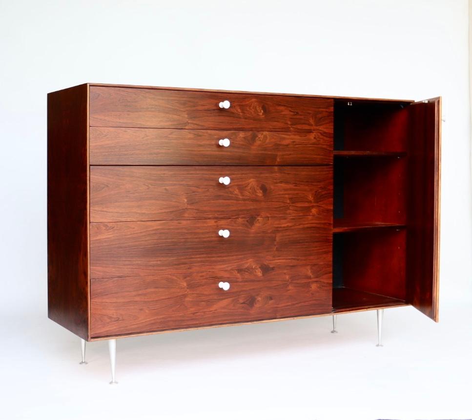 George Nelson Thin Edge Cabinet Model No. 5245 by Herman Miller In Good Condition In San Diego, CA