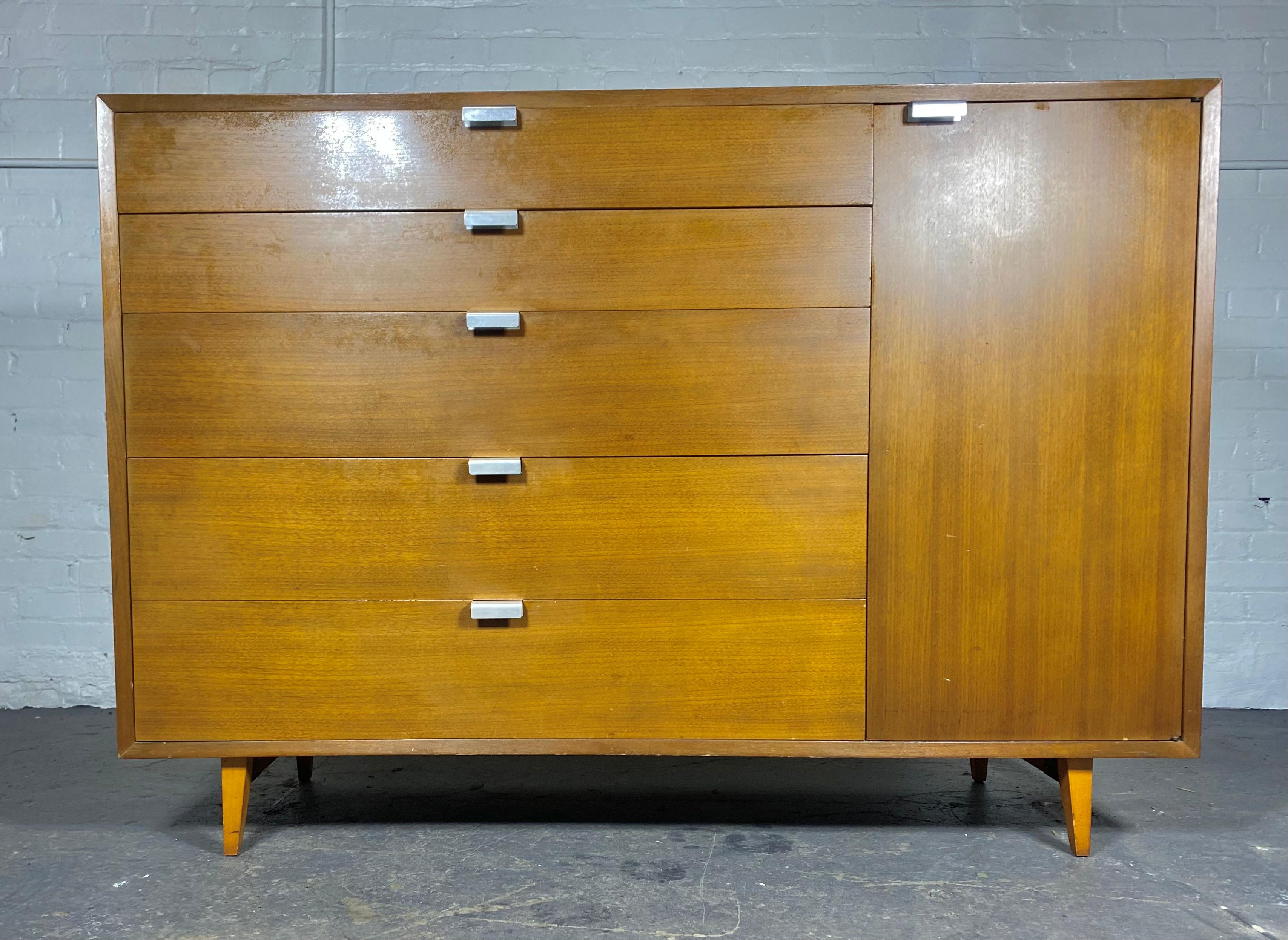 American GEORGE NELSON THIN EDGE CHEST / Cabinet for HERMAN MILLER. Classic Modernist For Sale