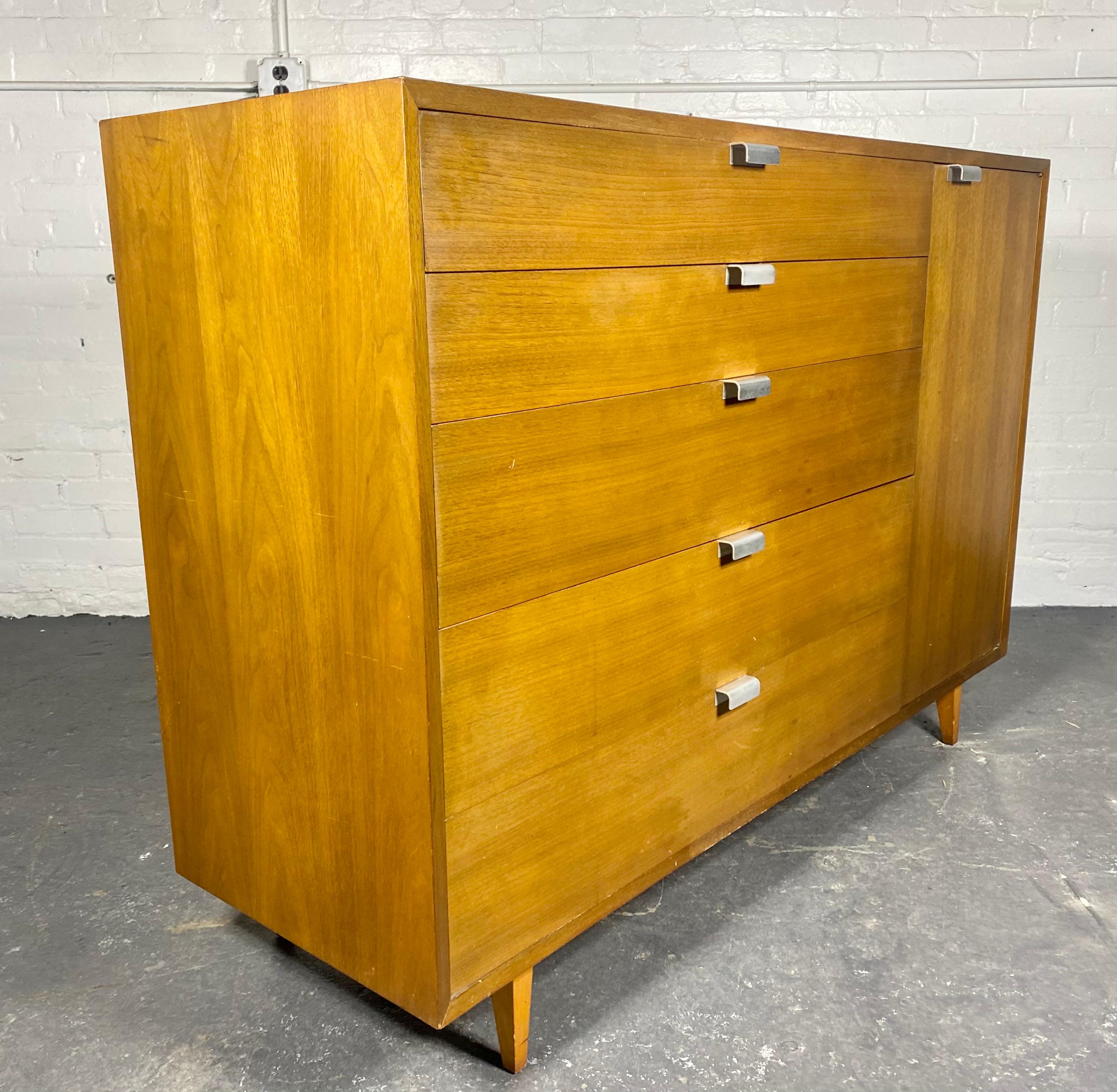 Mid-20th Century GEORGE NELSON THIN EDGE CHEST / Cabinet for HERMAN MILLER. Classic Modernist For Sale