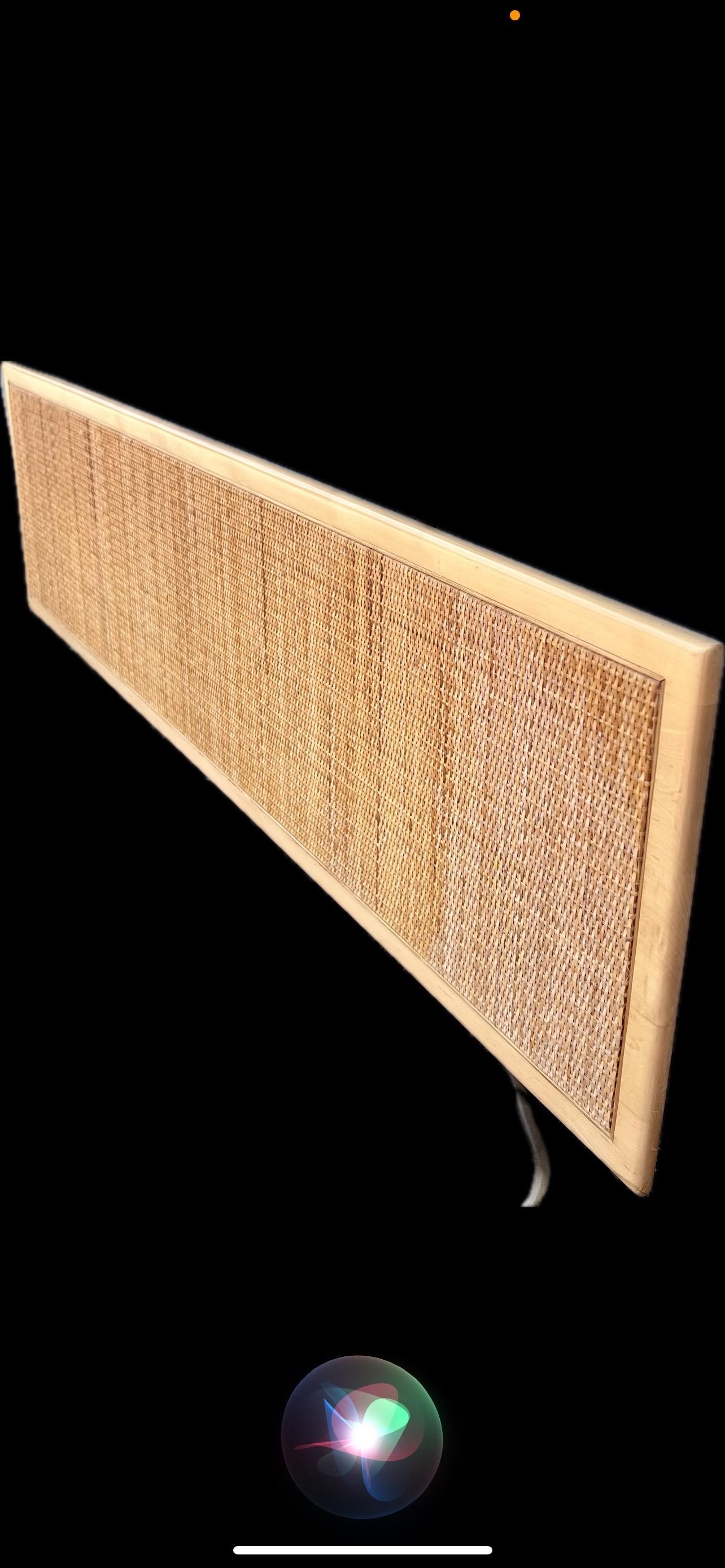 George Nelson Thin Edge Floating Queen Headboard for Herman Miller (Tête de lit flottante à bord fin pour Herman Miller) Bon état - En vente à San Diego, CA