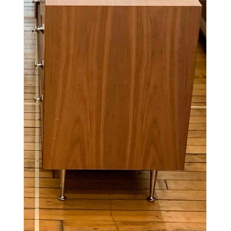 Américain George Nelson Thin Edge Group Double Dresser, Walnut, Herman Miller, 2017, USA. en vente