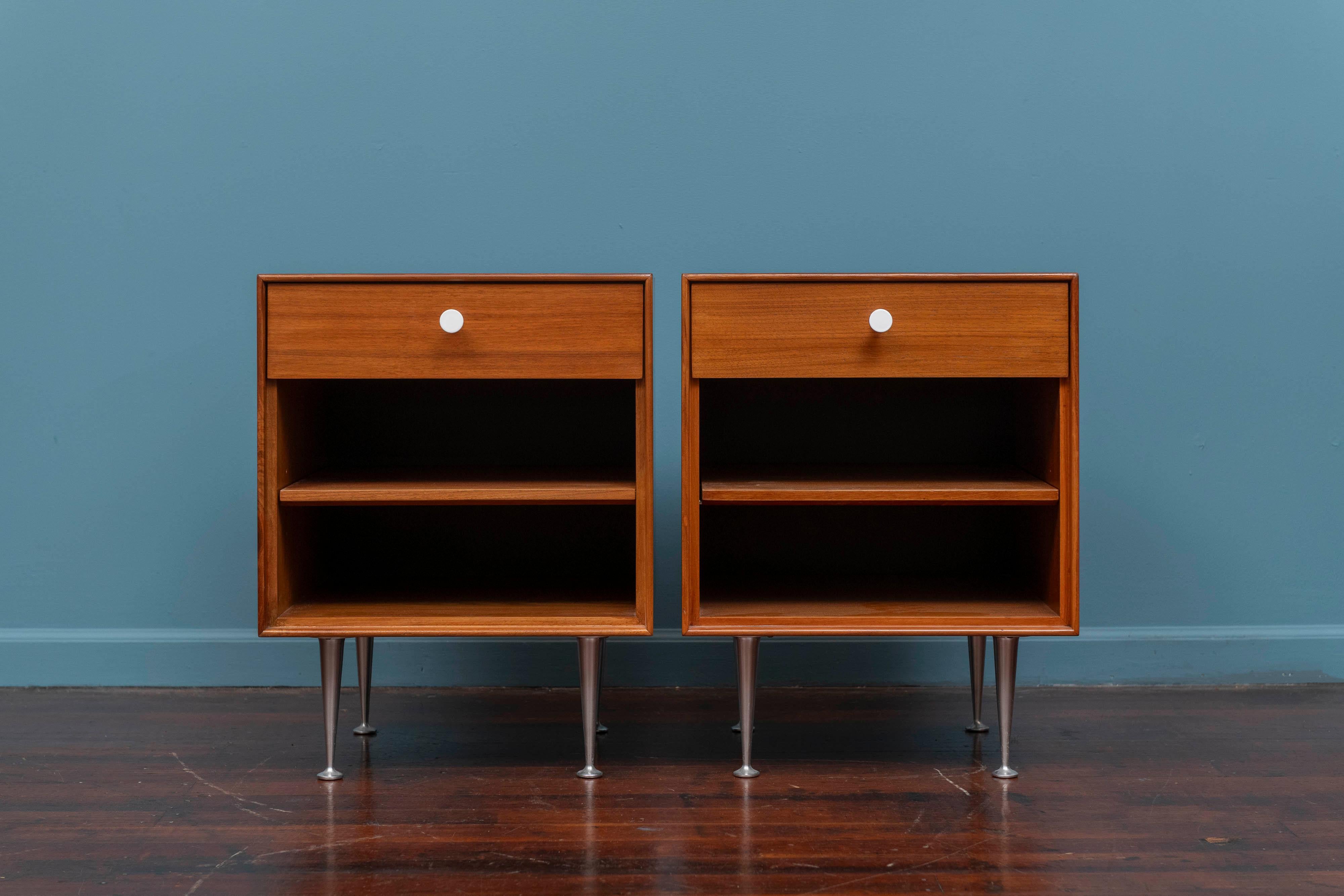 George Nelson Thin Edge Nightstands for Herman Miller For Sale 1