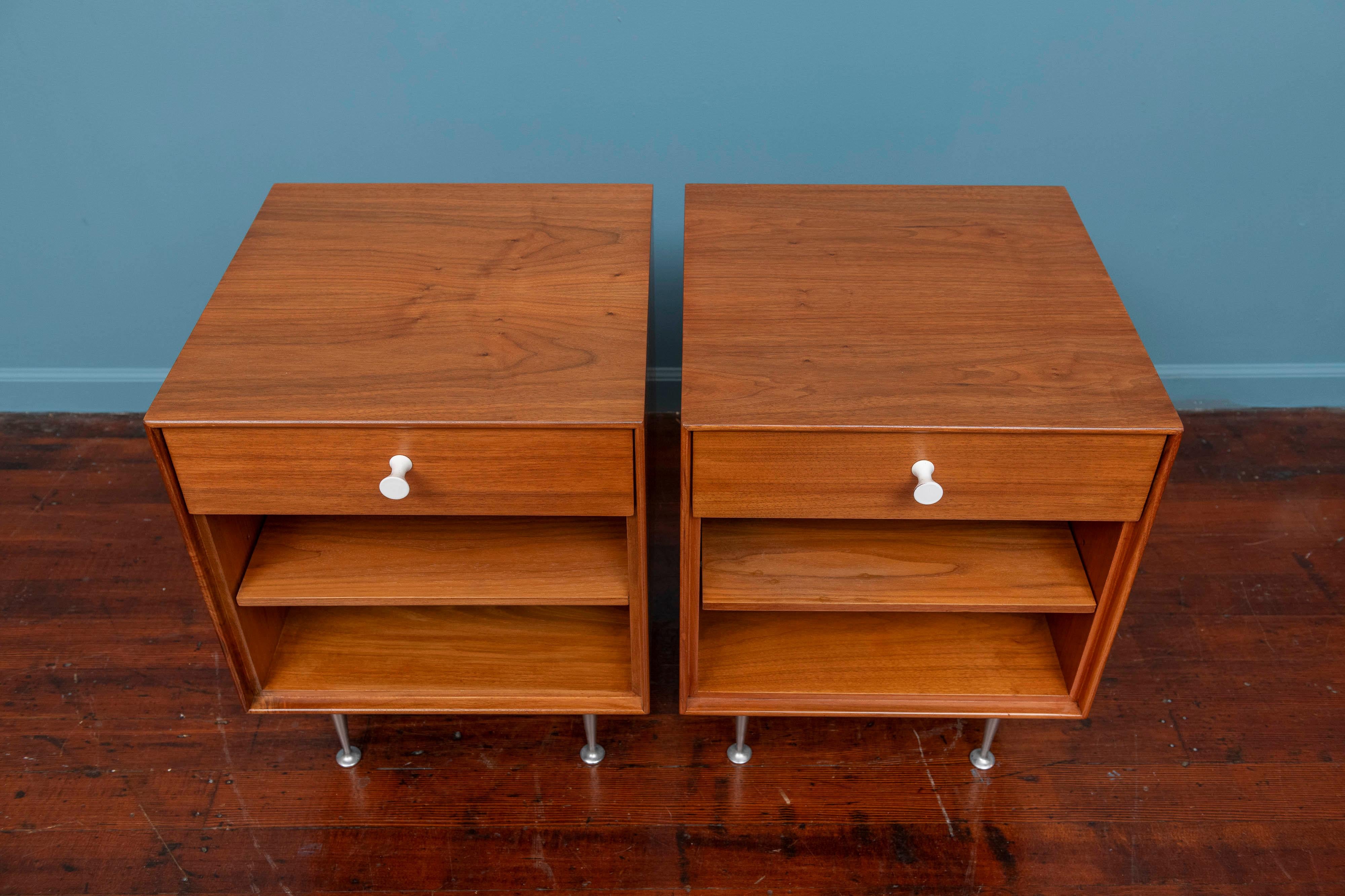 George Nelson Thin Edge Nightstands for Herman Miller For Sale 2