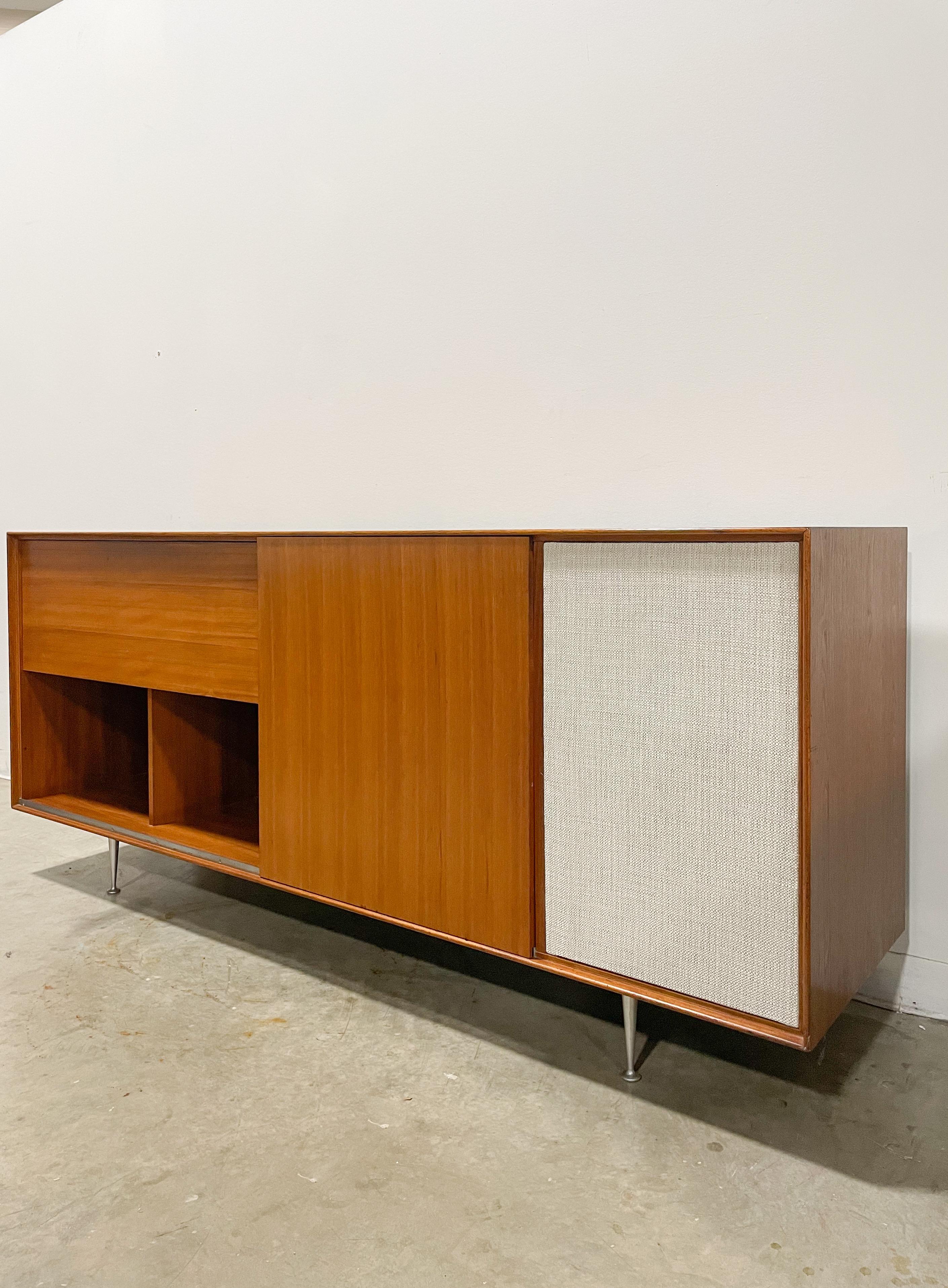 record player cabinet with speakers