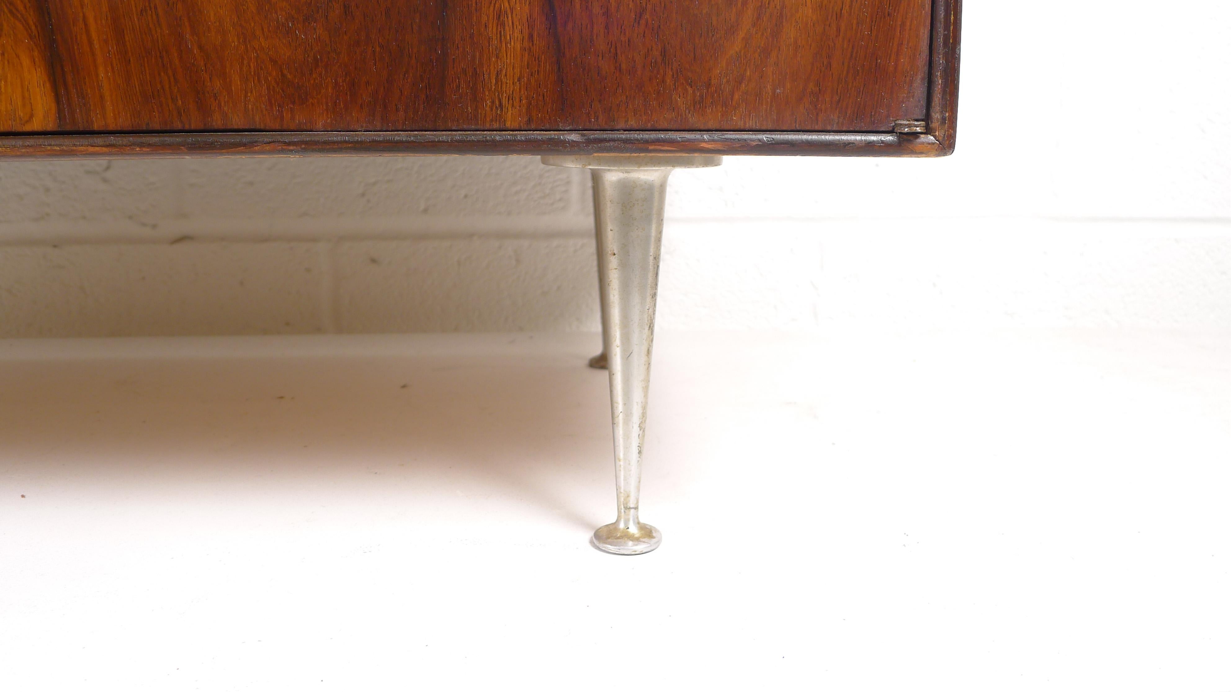 George Nelson Thin Edge Rosewood Cabinet, Herman Miller Label, 1950's 2