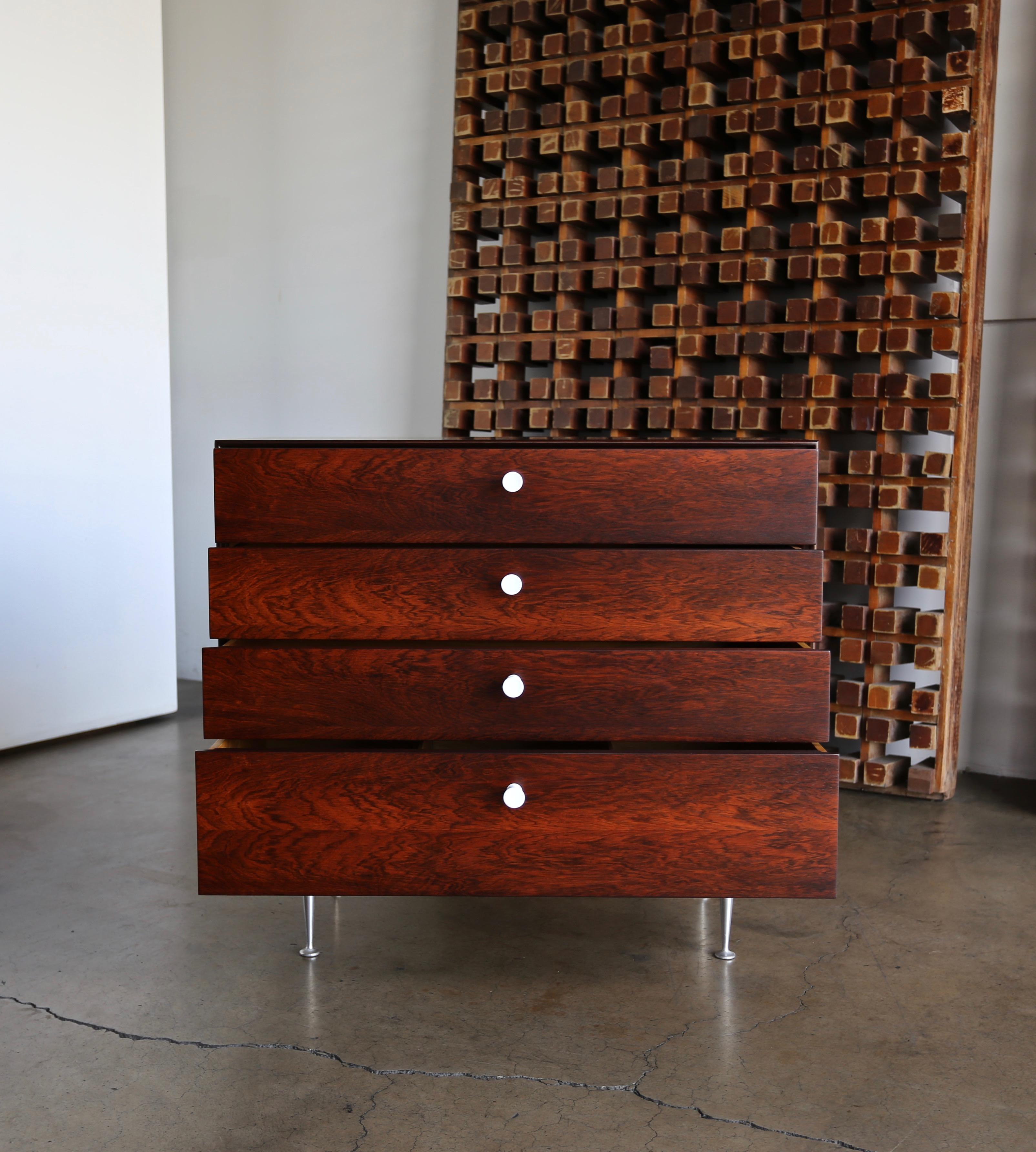 George Nelson Thin Edge Rosewood Chest for Herman Miller, circa 1952 1
