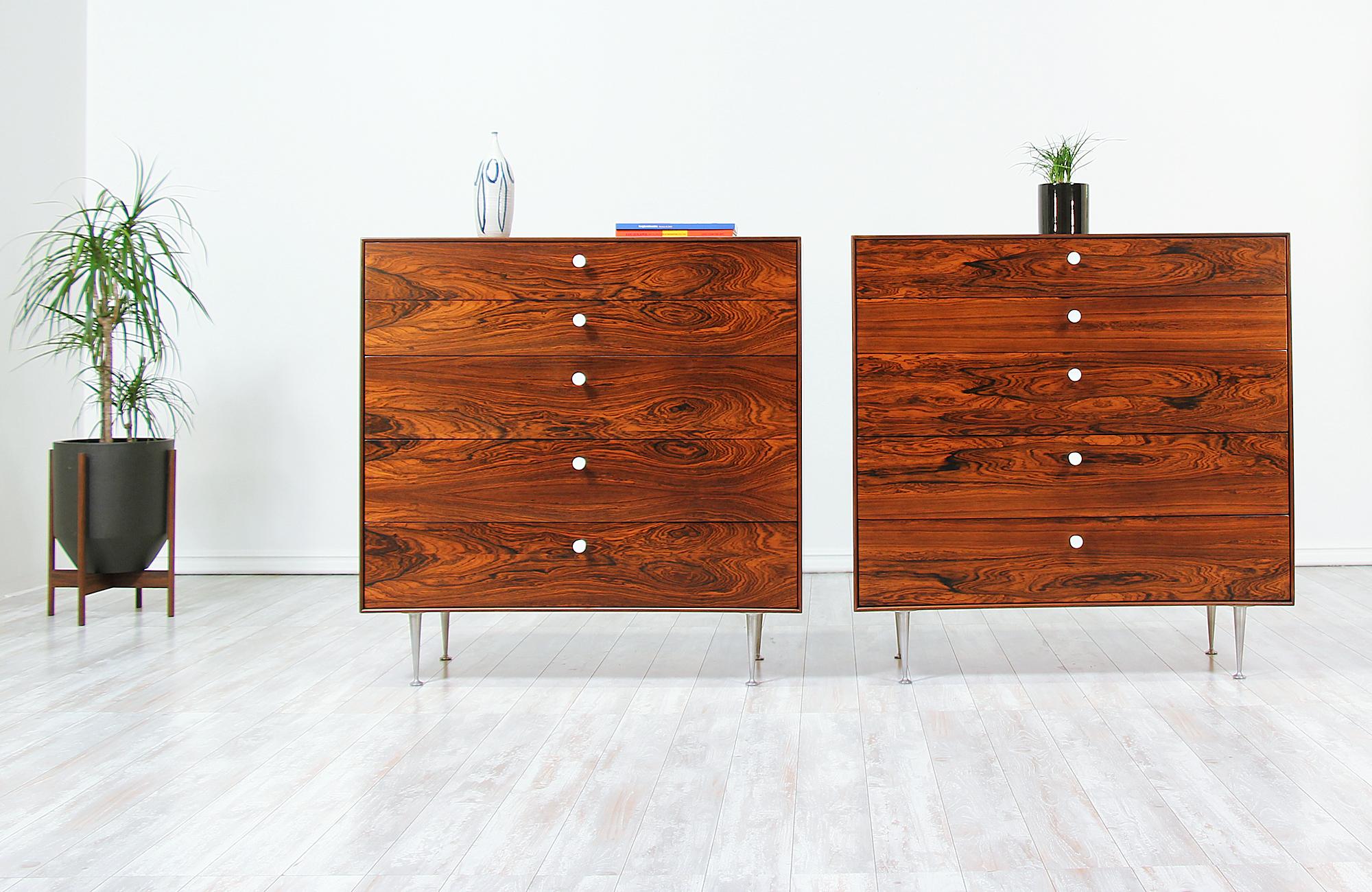 George Nelson `Thin Edge` Rosewood Chest of Drawers for Herman Miller In Excellent Condition In Los Angeles, CA