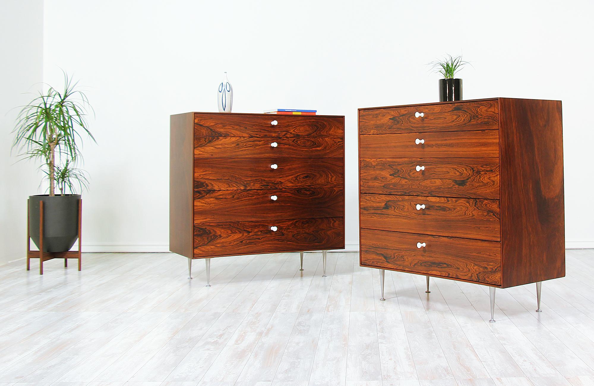 Mid-20th Century George Nelson `Thin Edge` Rosewood Chest of Drawers for Herman Miller