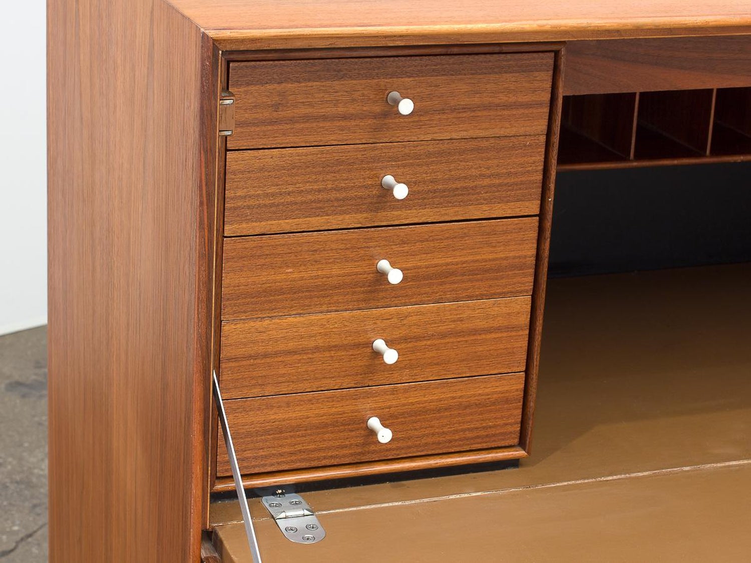 George Nelson Thin Edge Secretary Cabinet For Sale At 1stdibs