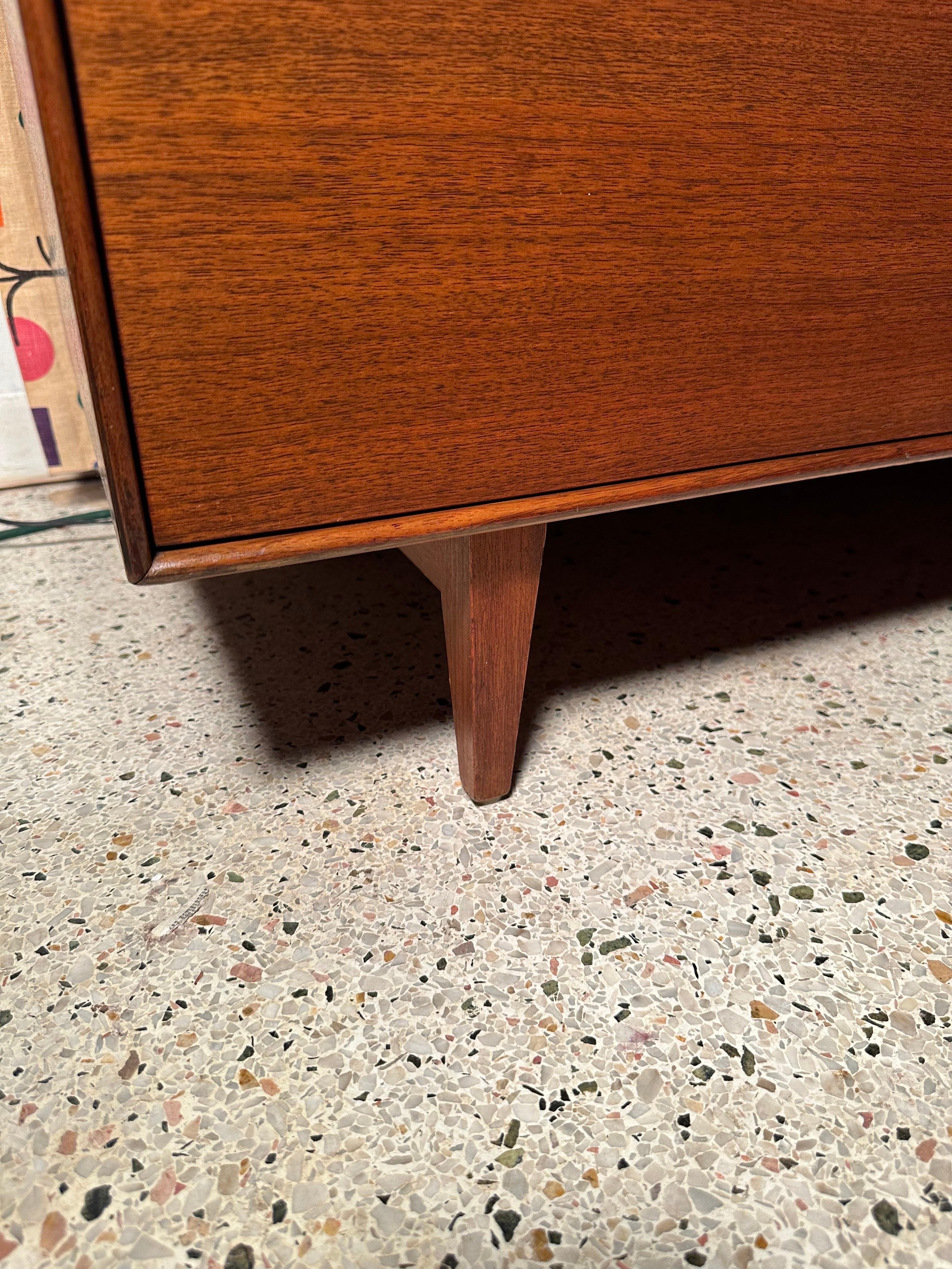 George Nelson Armario secreter de borde fino para Herman Miller Moderno de mediados de siglo en venta