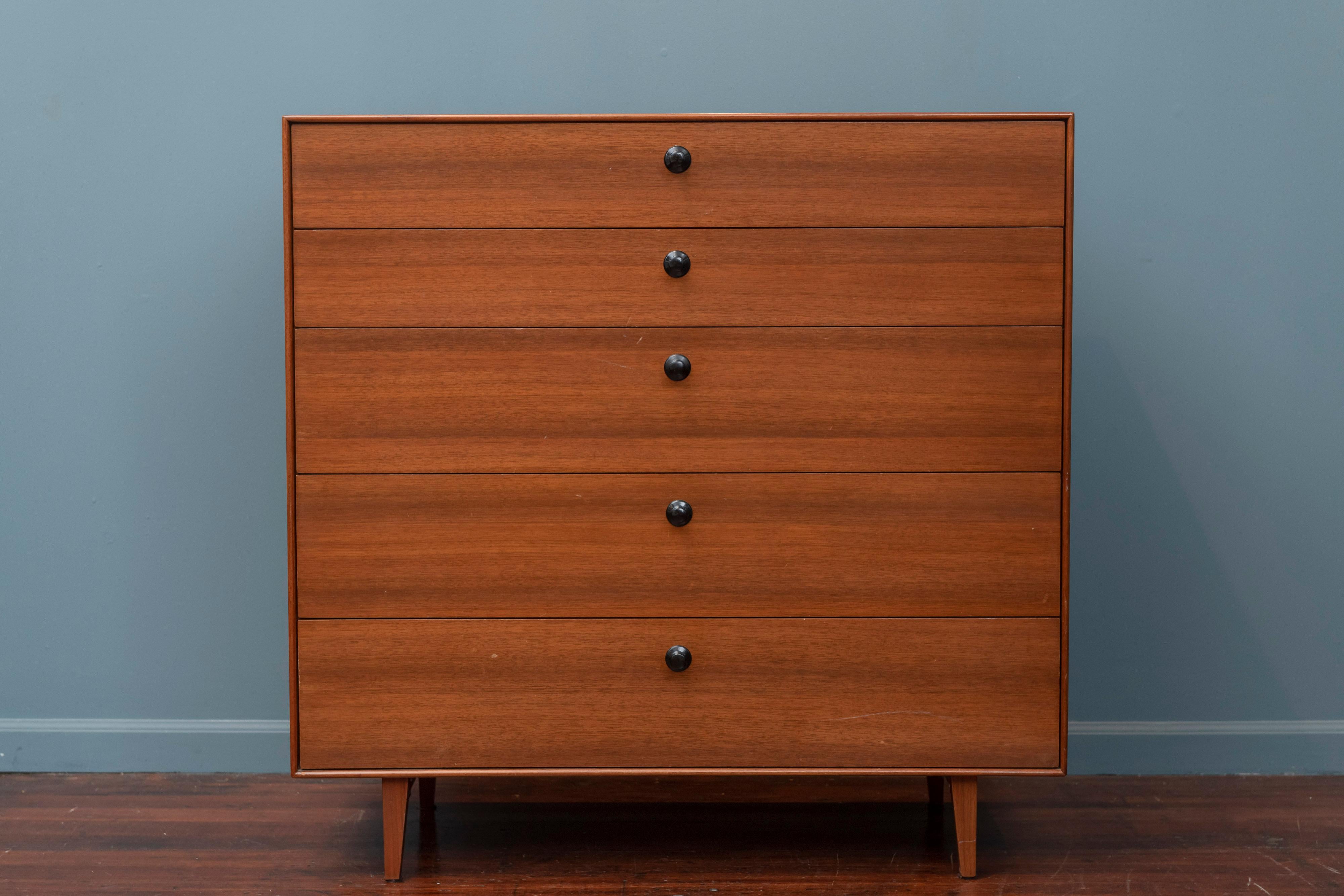 George Nelson Thin Edge Tall Chest of Drawers for Herman Miller 2