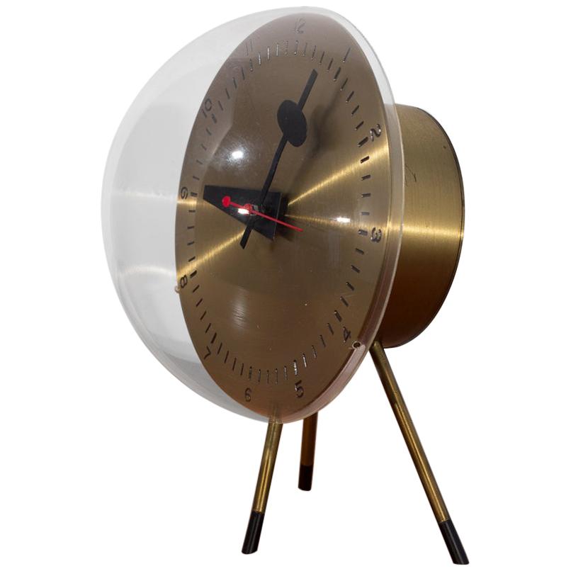 George Nelson Tripod Table Clock For Sale