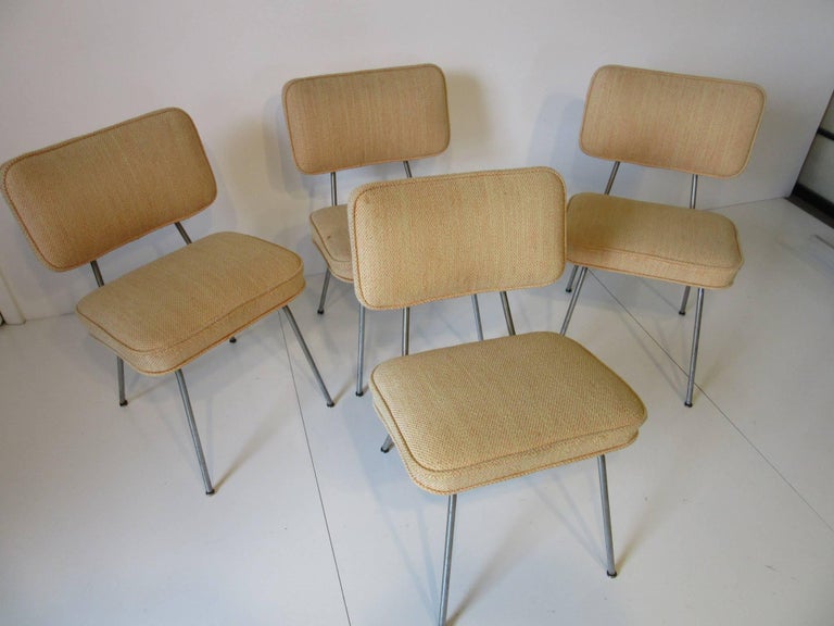 Nelson Tubular Dining Chairs at 1stDibs
