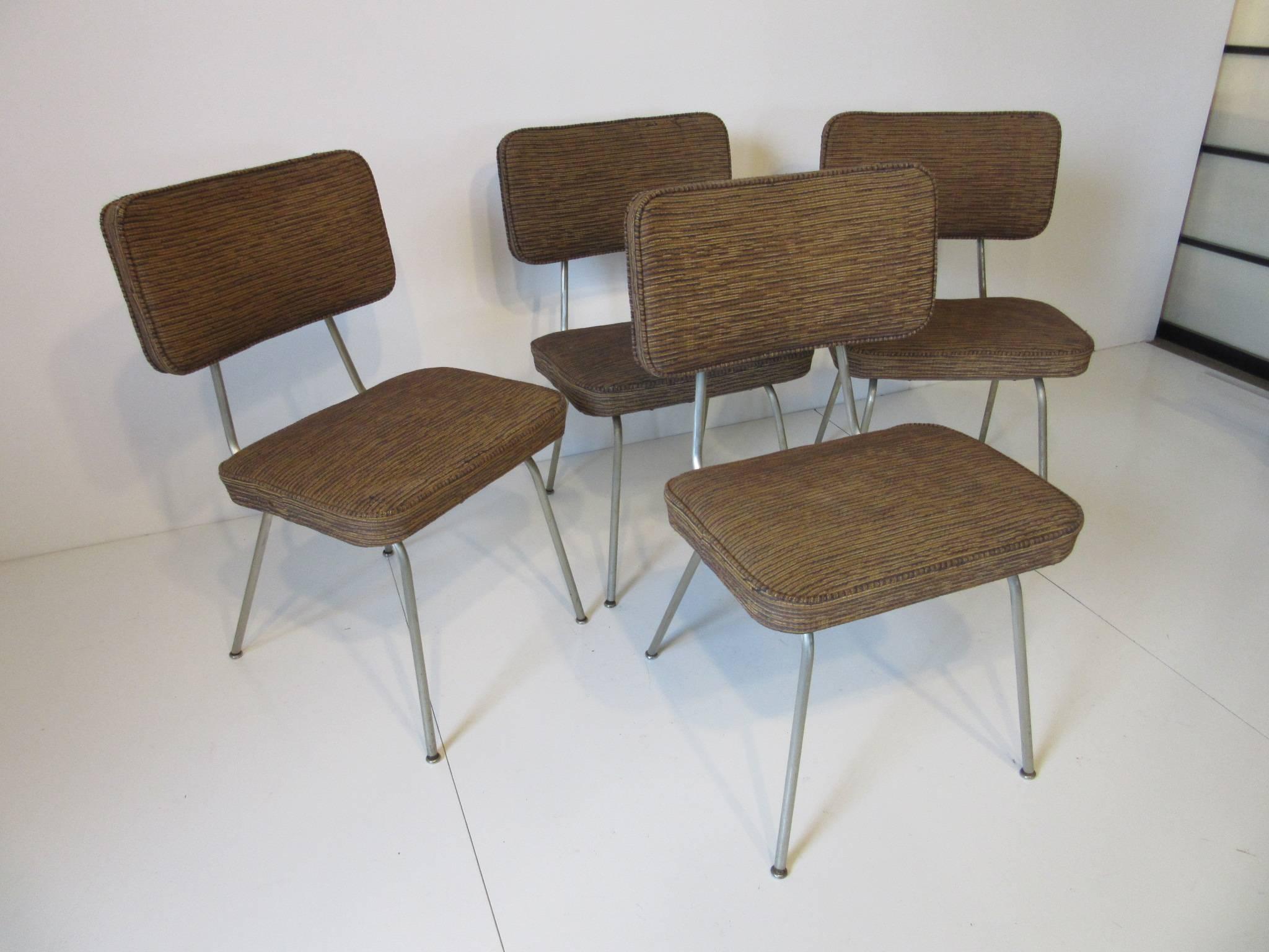 George Nelson Tubular Dining Chairs 2