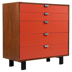 George Nelson Two-Tone Lacquered Chest of Drawers for Herman Miller