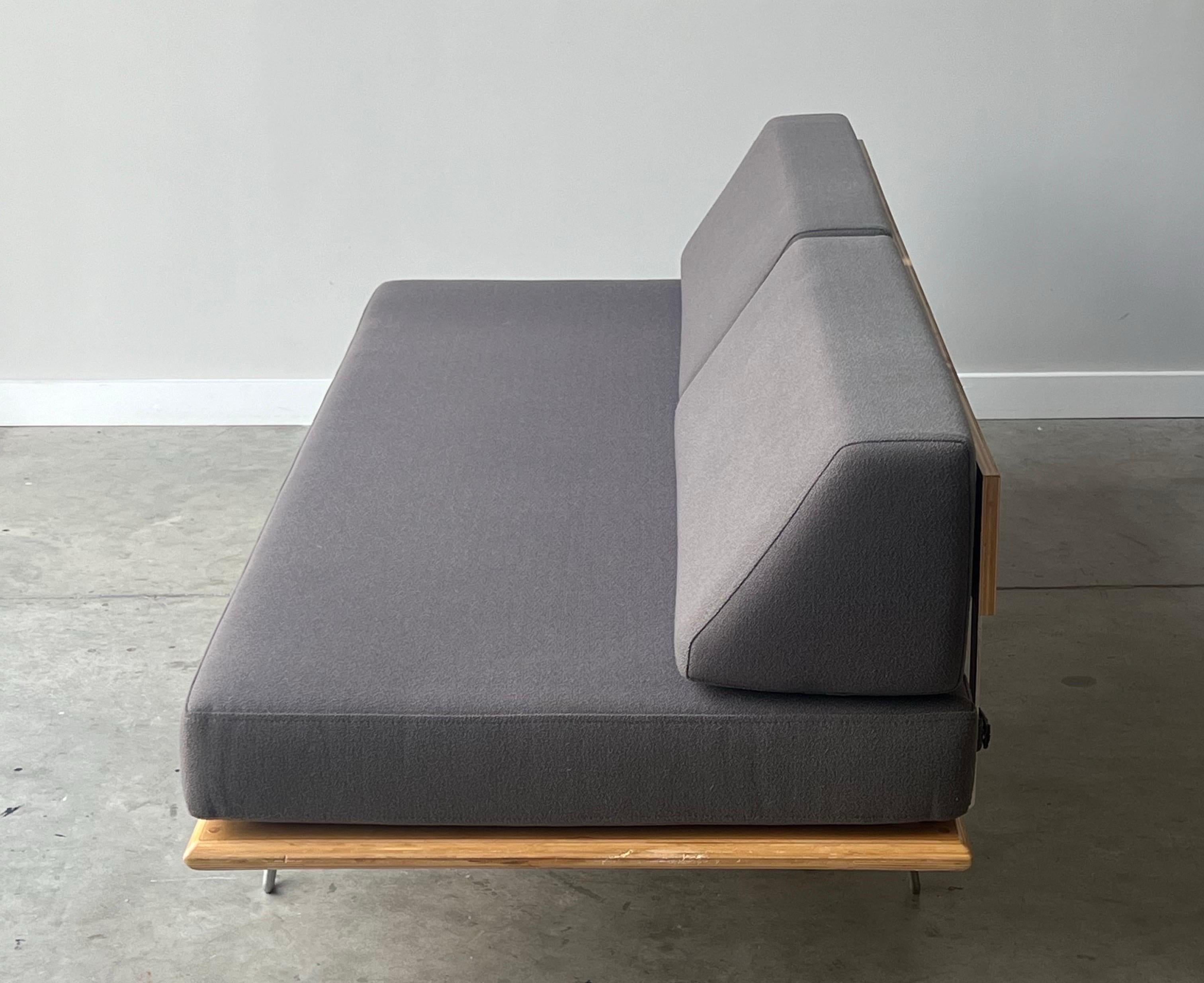 American George Nelson V-Leg Daybed Sofa by Modernica