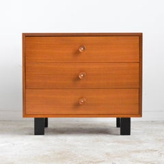 George Nelson Walnut Basic Cabinet Group Dresser (for Marylin)