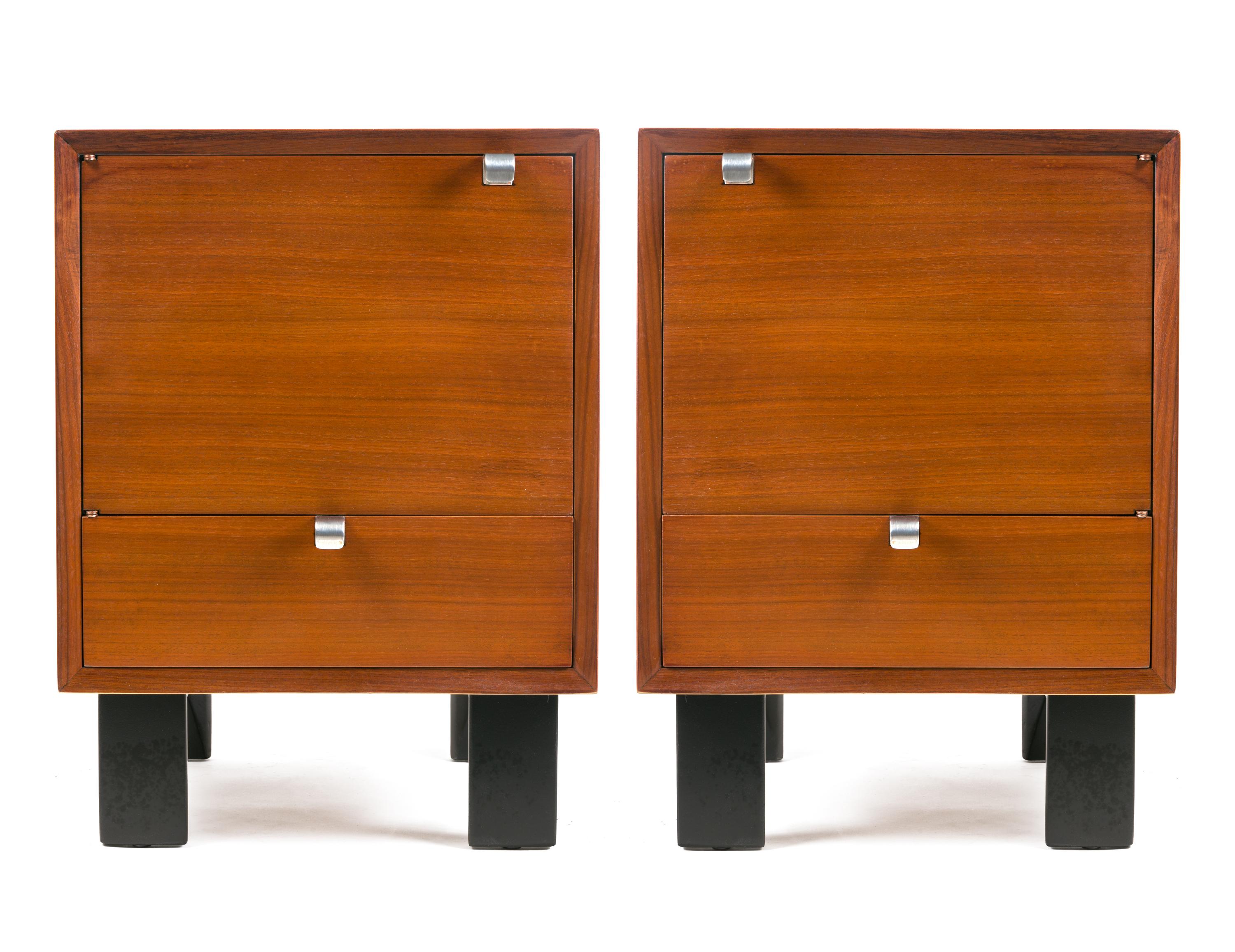 Like all of George Nelson designs these nightstands are both exceptionally good looking and very functional.
