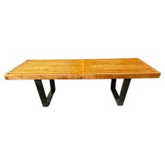 George Nelson Wood Slat Bench for Herman Miller George Nelson Wood Slat Bench for Herman Miller