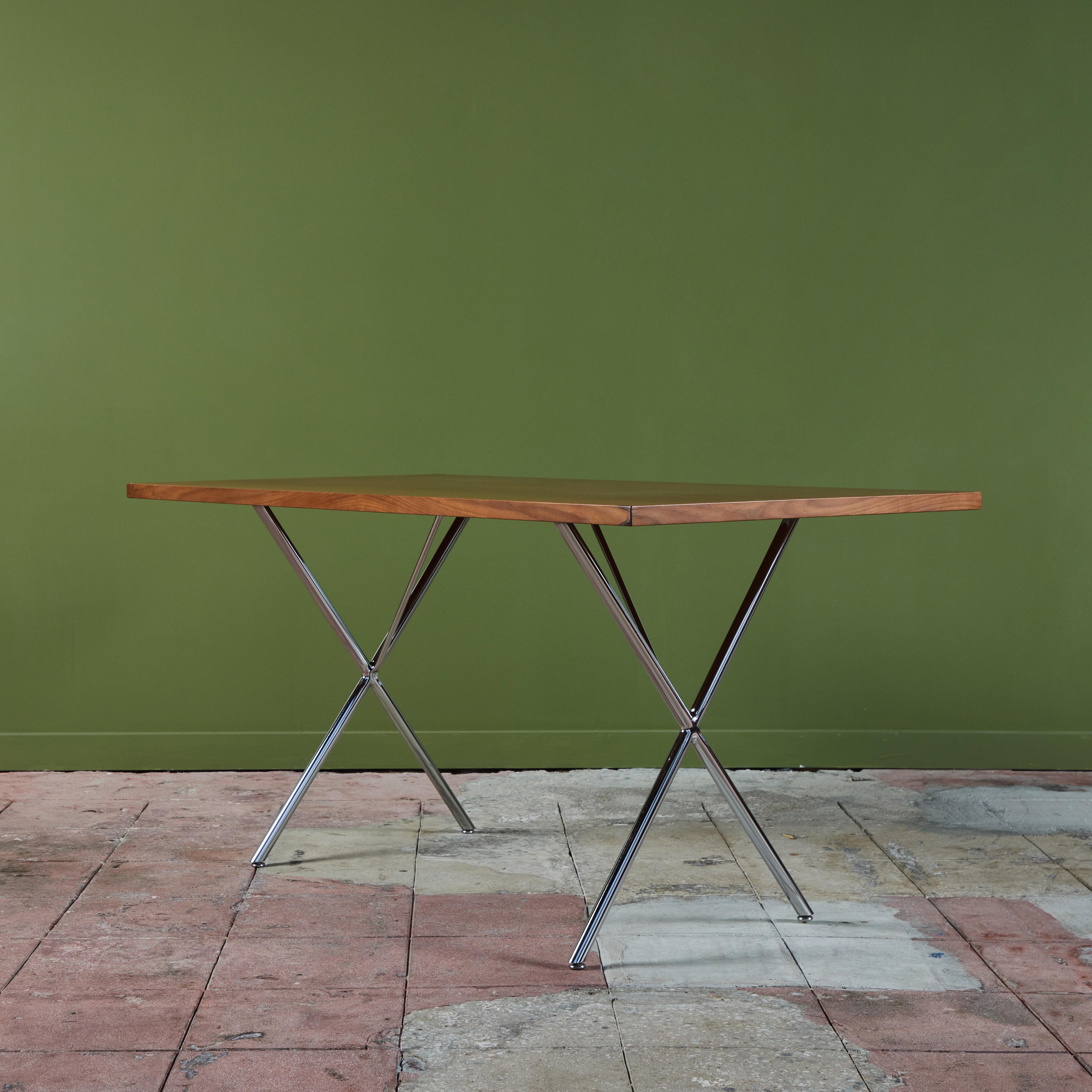 Mid-Century Modern Table à pieds en X de George Nelson pour Herman Miller en vente