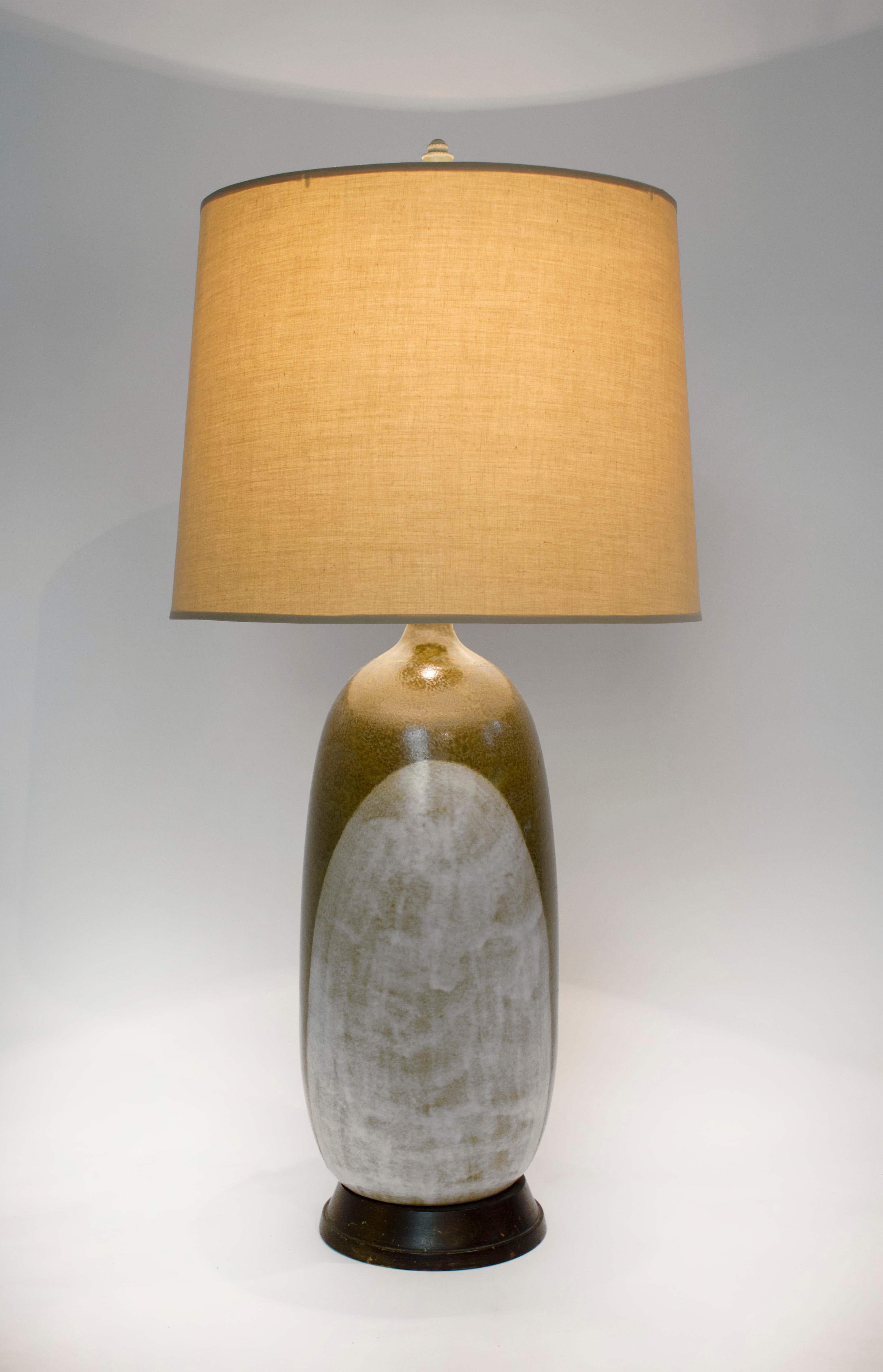Mid-Century Modern George Nobuyuki for Sy Allan Designs California Modernist Studio Ceramic Lamp  For Sale