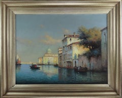 Oil Painting Pair by George Noel Bouvard " Venice, Morning and Evening"