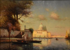 Oil Painting by George Noel Bouvard "Venice, Evening"