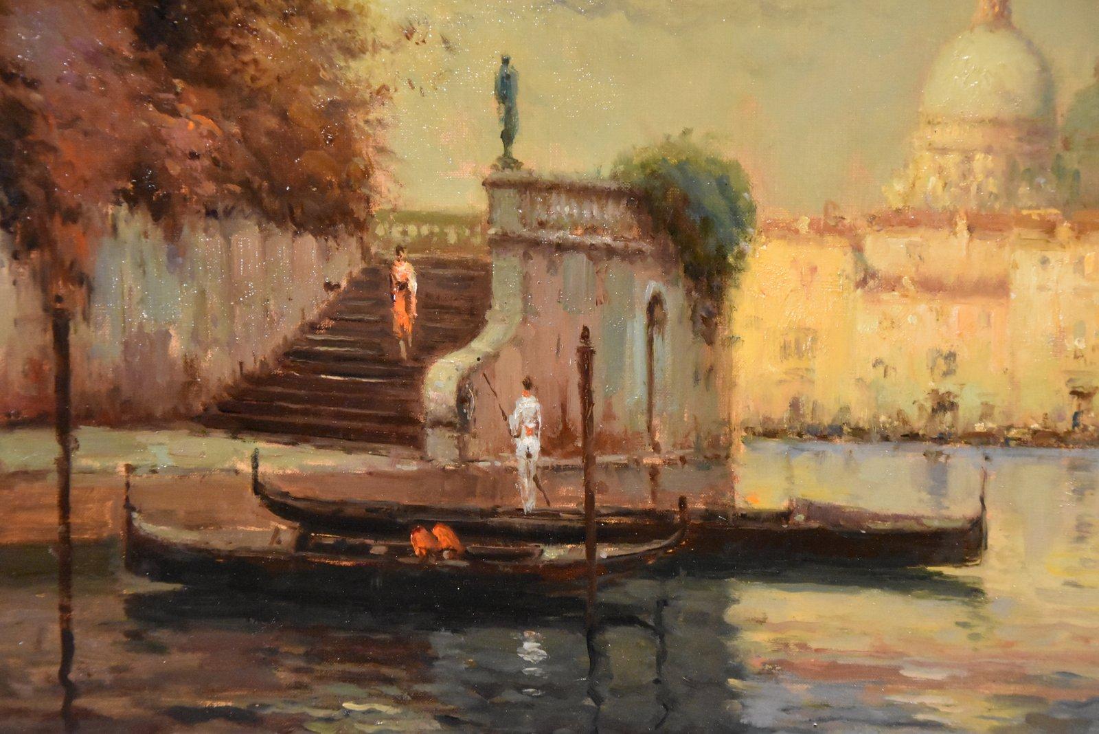 Pittura a olio di Noel Georges Bouvard 