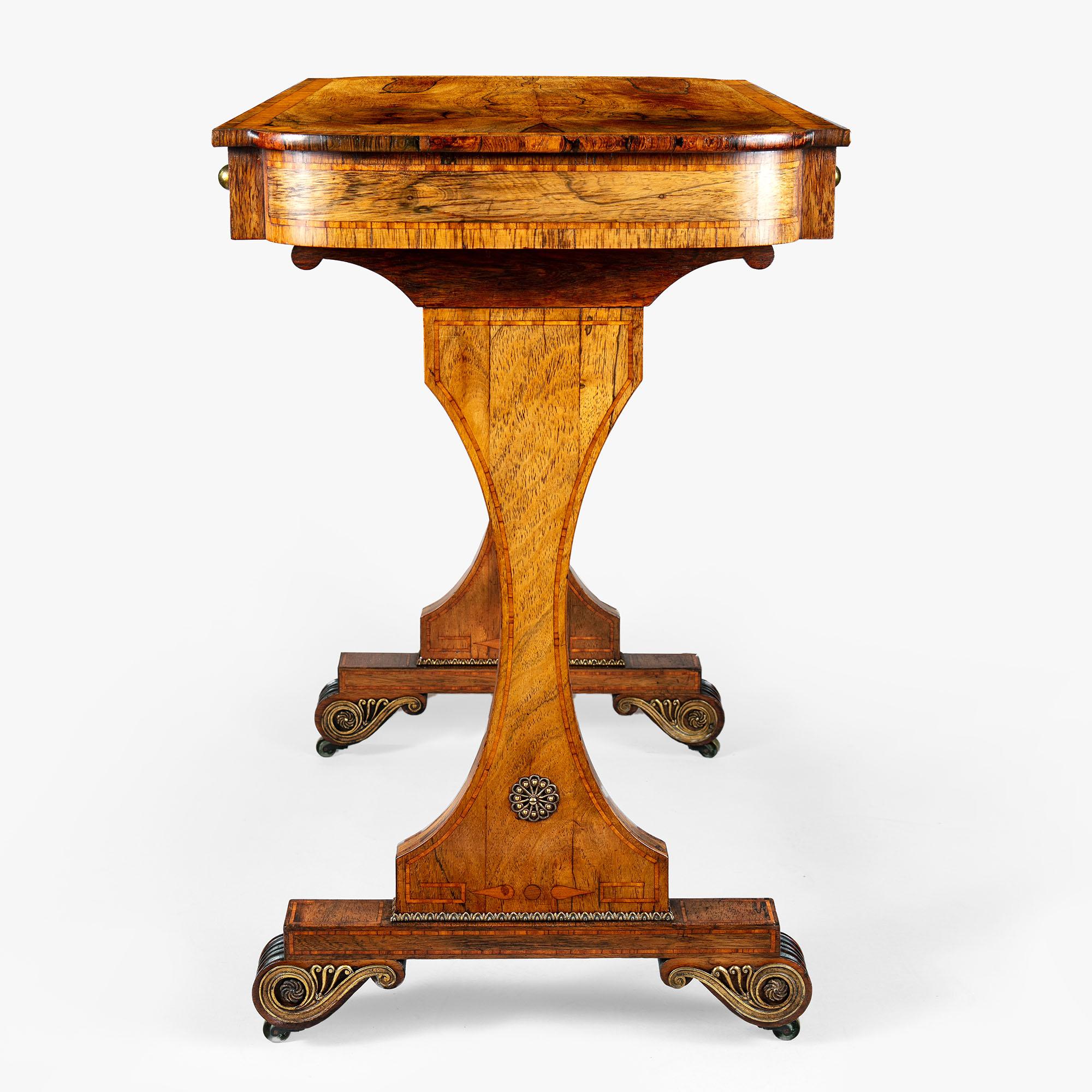 19th Century George Oakley Rosewood Writing Table