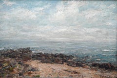 Scottish Coastal Seascape - Victorian art oil painting Scpotland