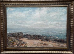 Scottish Coastal Seascape - Victorian art oil painting Scpotland