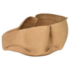 George Ohr Biloxi 1880s-1909 Studio Art Pottery Bisque Ceramic Pitcher Vessel