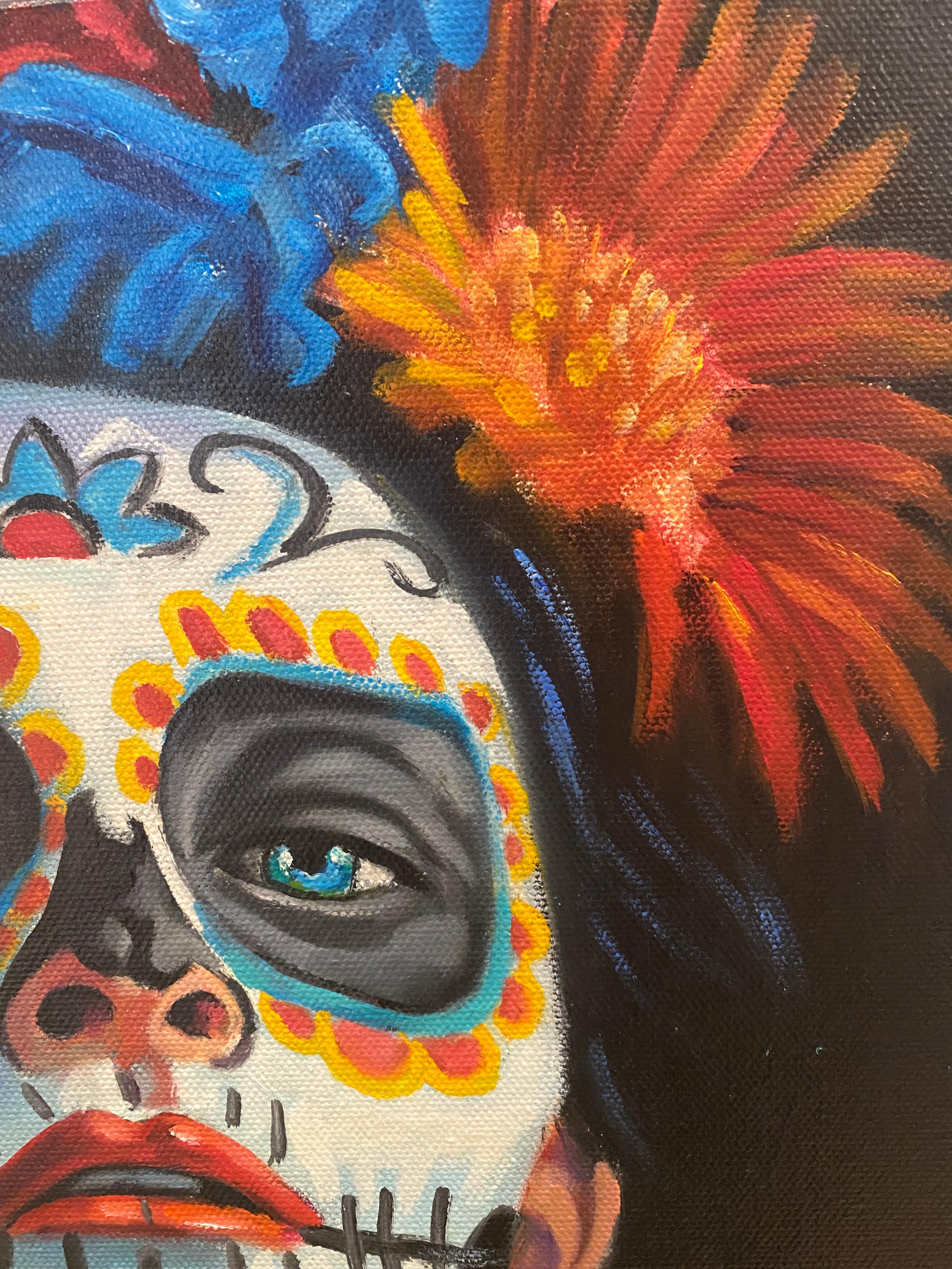 day of dead painting