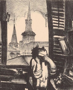 Springtime in New Orleans (Man Shaving/Jackson Sq apt in New Orleans)