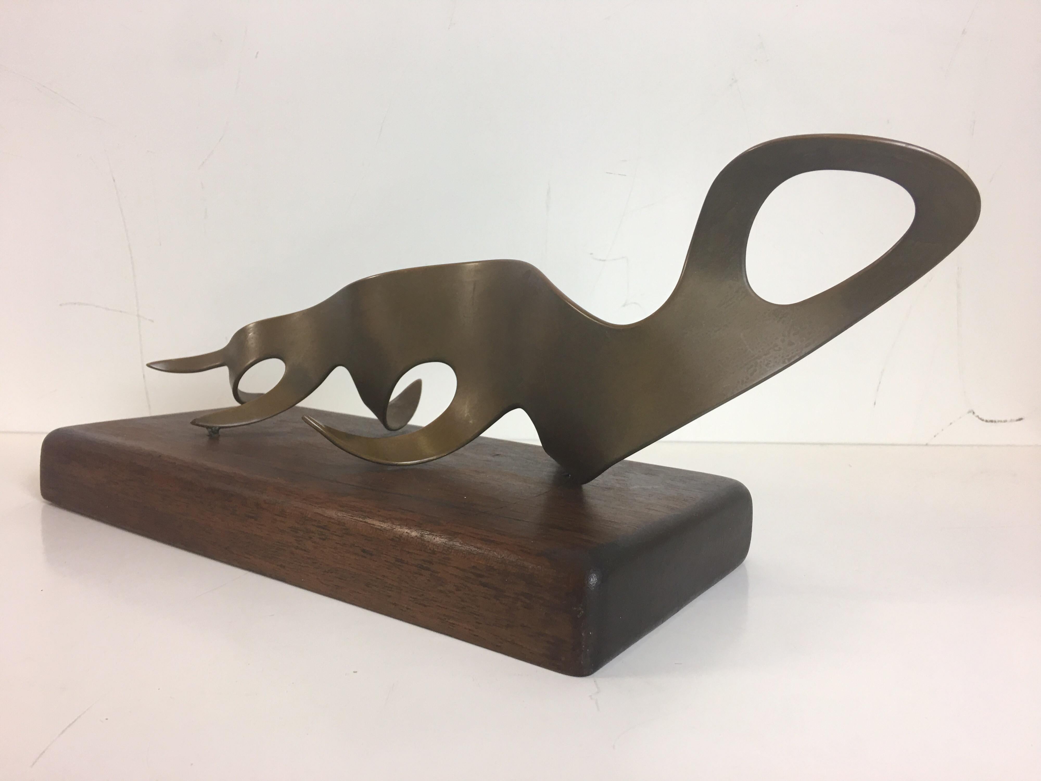 George Owen “Caterpillar Brass Sculpture In Good Condition In Philadelphia, PA